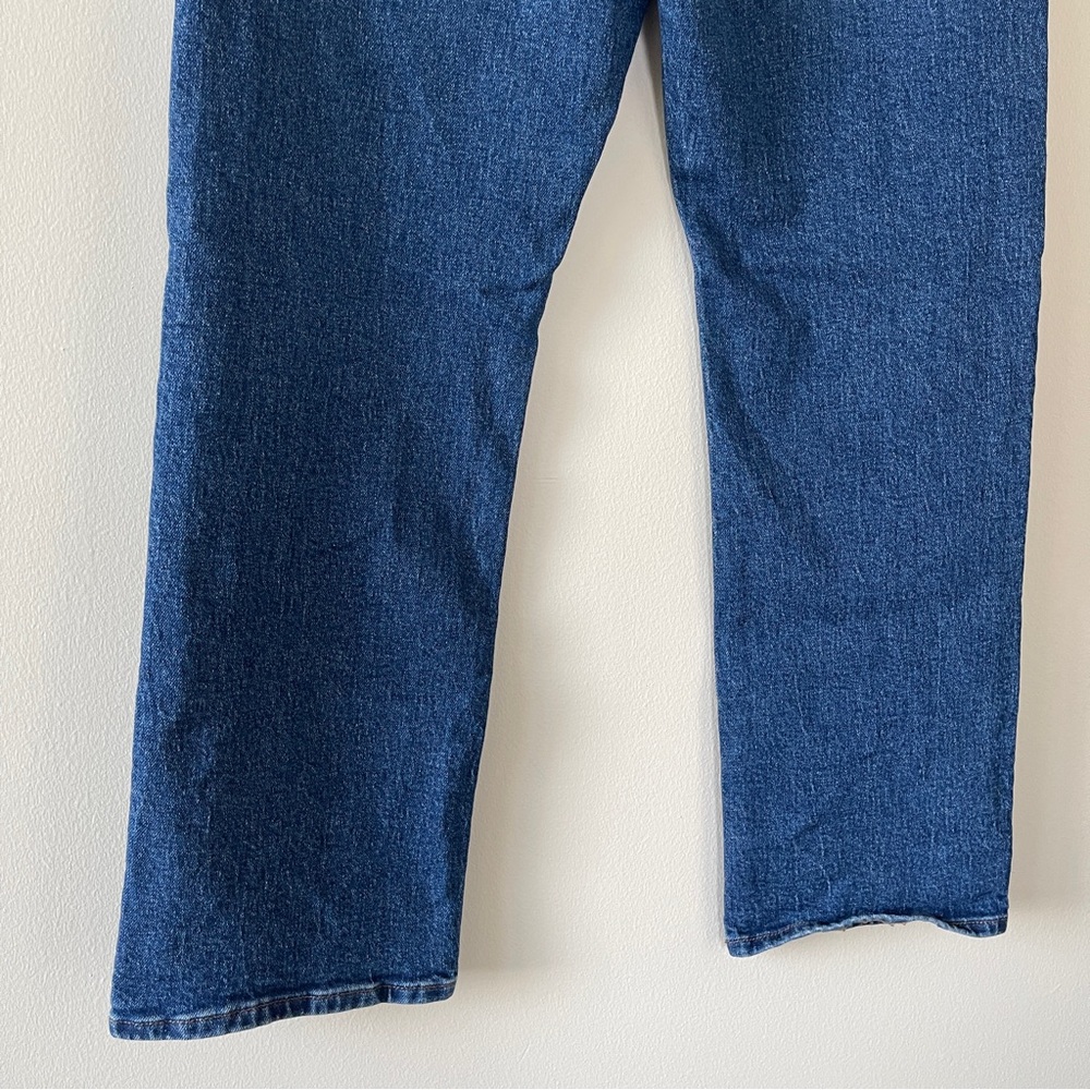Madewell Straight Leg Jeans - Dark Blue - Picture 6 of 9